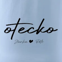 Otecko - tričko s menami deti