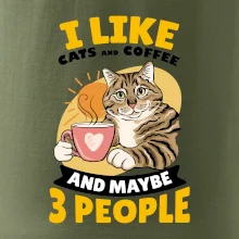 I like cats and coffee and maybe 3 people I like cats and coffee and maybe 3 people