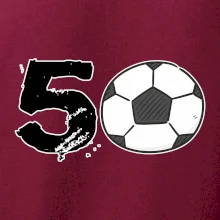 Futbal okrúhle narodeniny 50