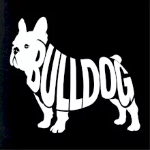 Bulldog nápis v tele