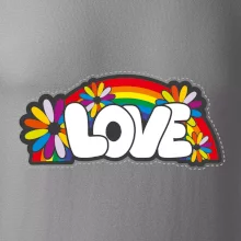 Love s dúhou v pozadí