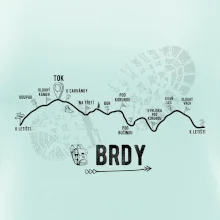 Profil kopců - Brdy