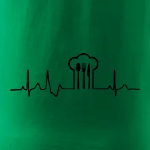 EKG kuchár čiapky a príbory