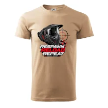 Paintballová maska – Respawn, Reload, Repeat
