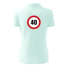 Dopravná značka - obmedzenie rýchlosti 40