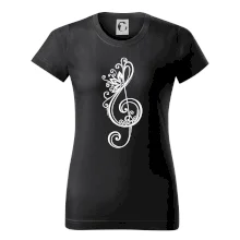 Husľový kľúč kvety Husľový kľúč kvety