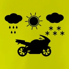 Motorkář za každého počasí - silnice
