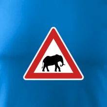 Dopravná značka - Pozor slon