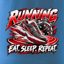 Bežecká topánka so stopkami eat sleep repeat