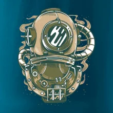 Starý potápačský skafander