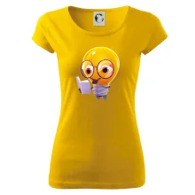 Žiarovka premýšľa nad knihou