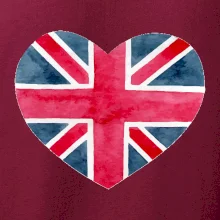 Britské srdce maľované