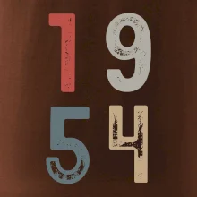 Vintage číslica 1954