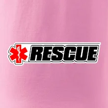 Záchranár rescue kríž červený