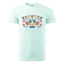 Folklór - dva farebné vtáčiky