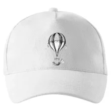 Teplovzdušný balón kreslený