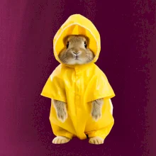 Králik v pláštenke