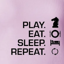 Eat sleep play - šach