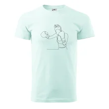 Žena boxerka jedným ťahom