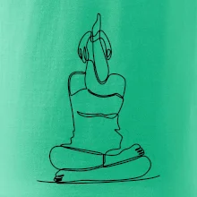 Jóga v sede jedným ťahom