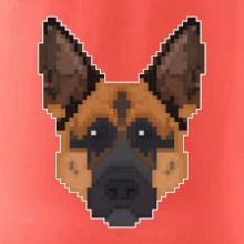 Nemecký ovčiak - Rozpixelovaný