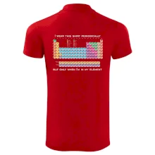 I wear this shirt periodically but only when I'm in my element I wear this shirt periodically but only when I'm in my element