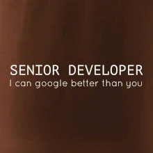 Senior developer google better than you