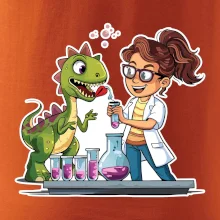 Chemik a dinosaurus - dievča