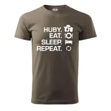 Huby Eat Sleep Repeat Huby Eat Sleep Repeat