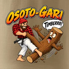 Osoto gari timber judo