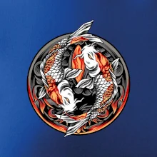 Yin & Yang Koi kapor - oranžový