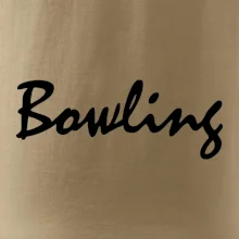 Bowling nápis písacie Bowling nápis písacie
