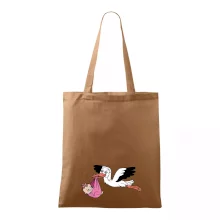 Bocian a bábätko - dievča (Hana-creative)