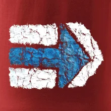 Párová turistická značka modrá