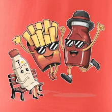 Súboj o hranolky kečup tatárka