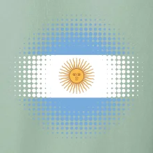 Argentína vlajka bodkovaná