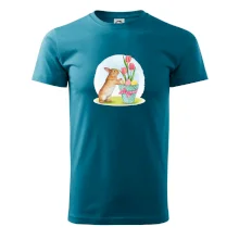 Veľkonočný zajačik tulipány