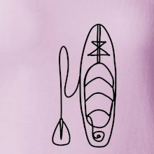 Paddleboard jedním tahem