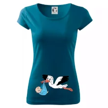 Bocian a bábätko - chlapec (Hana-creative)