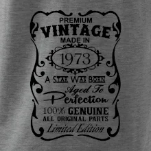 Vintage Etiketa - 1973