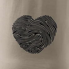Odtlačok prsta srdce