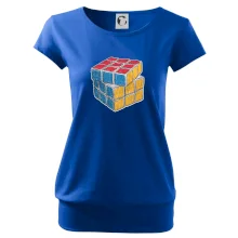 Rubikova kocka kreslená