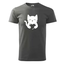 Mačka drží srdce Mačka drží srdce