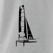 Katamarán z boku Katamarán z boku