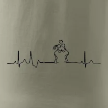 EKG zamilovaný pár EKG zamilovaný pár