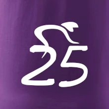 Cyklista oslavuje dvadsaťpäťku (25)