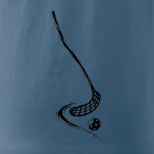 Minimalistická florbalka s míčkem