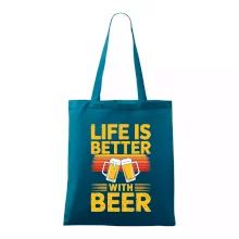 Life is better with beer - oranžové