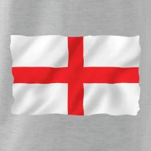 Anglická vlajka vejúca