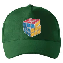 Rubikova kocka kreslená